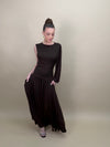 Judy Dress – Elegant Maxi Dress with Asymmetric Design
